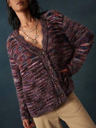 Bohemela Women's Autumn/Winter Casual Blended Cardigan