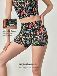 GLOWMODE 2.5" FeatherFit™ Ultra-Short Anti-Slip Biker Shorts Low Impact Casual Daily Gym Summer Workout - Multicolor - View 3
