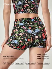 GLOWMODE 2.5" FeatherFit™ Ultra-Short Anti-Slip Biker Shorts Low Impact Casual Daily Gym Summer Workout - Multicolor - View 4