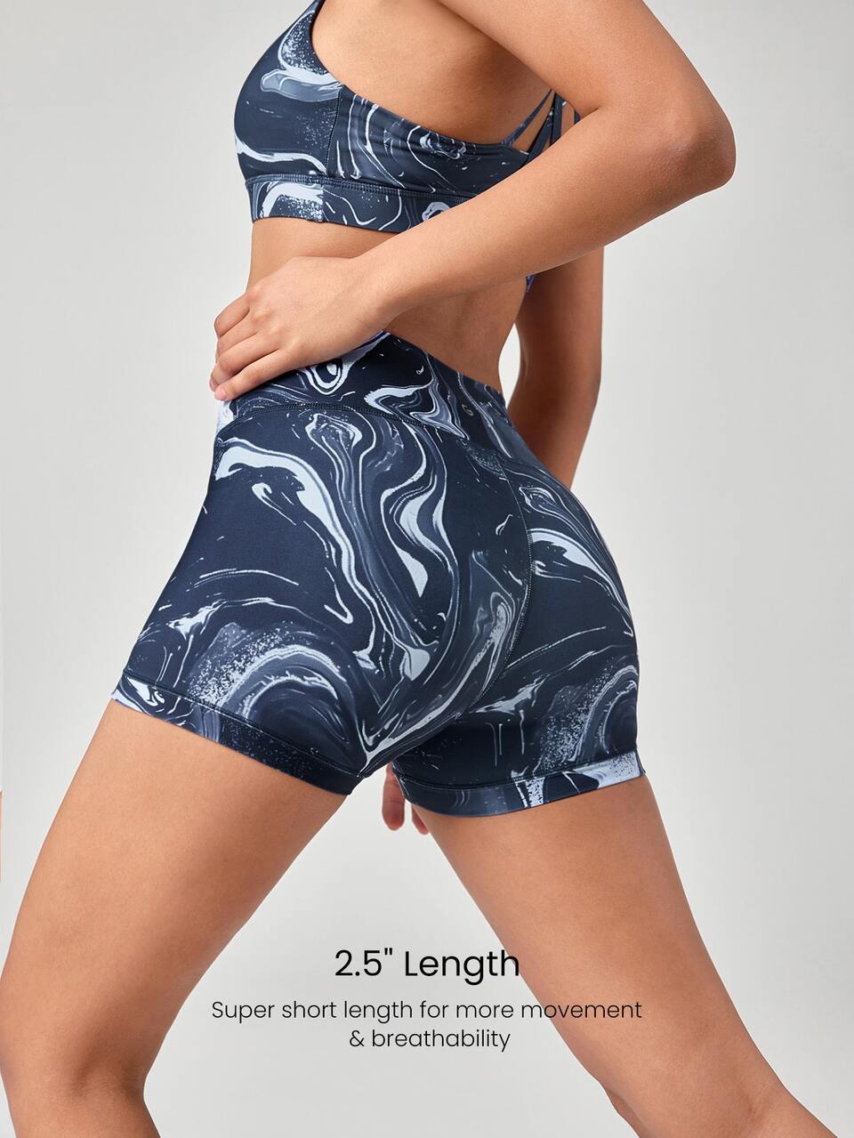 2.5" FeatherFit™ Ultra-Short Anti-Slip Biker Shorts Low Impact Casual Daily Gym Summer Workout