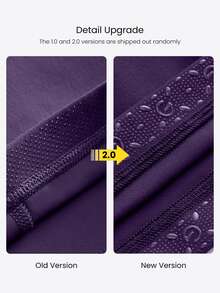 GLOWMODE 2.5" FeatherFit™ Ultra-Short Anti-Slip Biker Shorts Low Impact Casual Daily Gym Summer Workout - Violet Purple - View 8