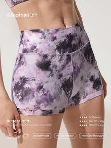 GLOWMODE 2.5" FeatherFit™ Ultra-Short Anti-Slip Biker Shorts Low Impact Casual Daily Gym Summer Workout - Multicolor - View 4
