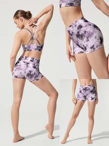 GLOWMODE 2.5" FeatherFit™ Ultra-Short Anti-Slip Biker Shorts Low Impact Casual Daily Gym Summer Workout - Multicolor - View 7