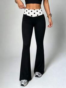 StreetHx Seamless Knit Women's Sports Pants - Black - View 5