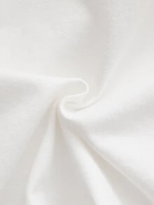 SHEIN 0-9M 新生女嬰夏季黑白豹紋棕色親子套裝圓領短袖T恤褲子套裝可愛童裝 - 棕色 - 查看 5