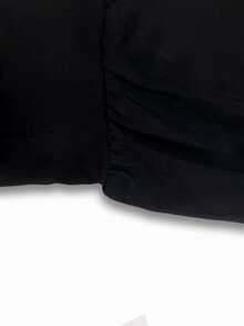 GlowEve CURVE Plus Size Women's Faux Pearl Decor Long Sleeve Blouse And Skirt Elegant Set Fall - Black - View 6