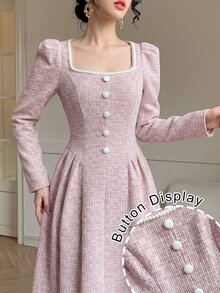Modelyn Women Midi Dresses - Baby Pink - View 9