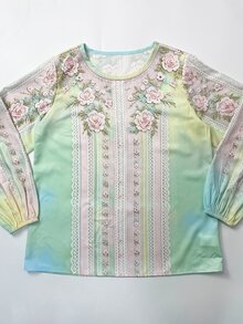 Breezaya Women's Autumn Casual Floral Print Shirt - Multicolor - View 6