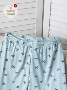 聖誕快樂女青少年睡衣套裝，修身居家服，聖誕新配色，長袖，母女款 - 墨綠色 - 查看 6