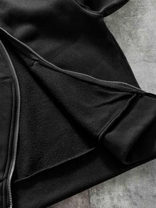 AXEPEAK Men's Sports Casual Vacation Street Fashion Hoodie - Black - View 8