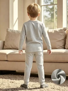 4PCS Tween Boys Pajamas - Multicolor - View 7