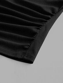 Slaydiva Multi-Pack Basic Slip Cami Top, Narrow Ribbed V-Neck Tank For Women, Black & White, Casual,Versatile Black & White Tank Top - Black - View 7