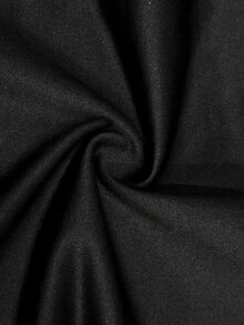 Slaydiva Nuevos Pantalones Acampanados De Talle Alto Con Envoltura En Color Sólido Simple Para Verano 2024 - Negro - Ver 7