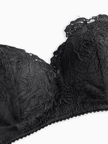 ROMWE Kawaii Women Bras & Bralettes - Hitam - View 3