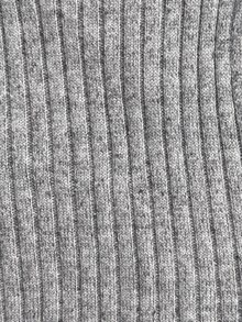 BamGleam Tank Top Rajut Bergaris Asimetris dengan Potongan Bahu dan Pinggang, Model Crop, Warna Abu-abu, Seksi untuk Acara Malam Hari di Musim Panas - Grey - View 10