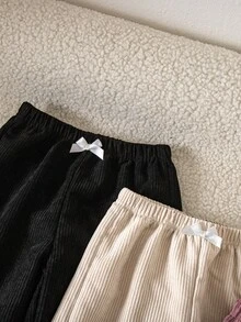 SHEIN 3件裝女童運動長褲 - 彩色 - 查看 5