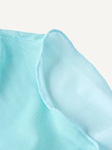 Eassivo Eassivo Women's Solid Color Long Sleeve Padded Sport T-Shirt For Outdoor Activity - Baby Blue - View 7
