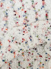 SHEIN LUNE Sweater Kasual Wanita untuk Komuter Lengan Panjang Musim Gugur/Dingin Motif Patchwork Kelim Bergelombang Colorblock untuk Pergi Keluar - MultiWarna - View 7
