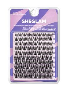 SHEGLAM Blink Behavior Feather Wispy Light Lash Clusters Brand Beauty Cosmetic Makeup For Women And Girls - Black - View 5