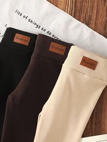 SHEIN 少女 3件組 女童緊身褲 - 彩色 - 查看 5