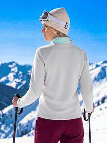 In My Nature Women's Colorblock Fleece Long Sleeve Outdoor Fleece Jacket - Multicolor - View 7