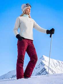 In My Nature Women's Colorblock Fleece Long Sleeve Outdoor Fleece Jacket - Multicolor - View 8