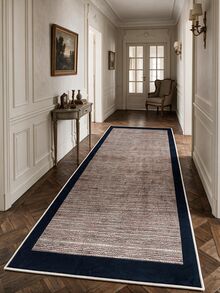 Digitally Printed Non-Slip Washable Runner And Area Rug Suitable For Living Room, Outdoor, Kitchen, Bedroom Carpet, Modern Design | Modern, Scandinavian, Bohemian And Classic Styles | 100% Polyester - Grey - View 9
