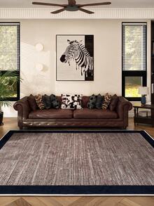 Digitally Printed Non-Slip Washable Runner And Area Rug Suitable For Living Room, Outdoor, Kitchen, Bedroom Carpet, Modern Design | Modern, Scandinavian, Bohemian And Classic Styles | 100% Polyester - Grey - View 10