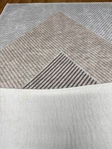 Digitally Printed Non-Slip Washable Runner And Area Rug Suitable For Living Room, Outdoor, Kitchen, Bedroom Carpet, Modern Design | Modern, Scandinavian, Bohemian And Classic Styles | 100% Polyester - Beige - View 4