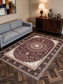 Digitally Printed Non-Slip Washable Runner And Area Rug Suitable For Living Room, Outdoor, Kitchen, Bedroom Carpet, Modern Design | Modern, Scandinavian, Bohemian And Classic Styles | 100% Polyester - Multicolor - View 2