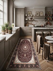 Digitally Printed Non-Slip Washable Runner And Area Rug Suitable For Living Room, Outdoor, Kitchen, Bedroom Carpet, Modern Design | Modern, Scandinavian, Bohemian And Classic Styles | 100% Polyester - Multicolor - View 12