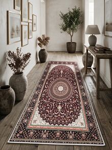 Digitally Printed Non-Slip Washable Runner And Area Rug Suitable For Living Room, Outdoor, Kitchen, Bedroom Carpet, Modern Design | Modern, Scandinavian, Bohemian And Classic Styles | 100% Polyester - Multicolor - View 10
