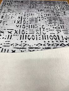 Digitally Printed Non-Slip Washable Runner And Area Rug Suitable For Living Room, Outdoor, Kitchen, Bedroom Carpet, Modern Design | Modern, Scandinavian, Bohemian And Classic Styles | 100% Polyester - Grey - View 3