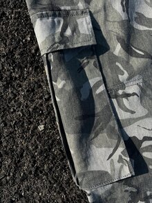 Manfinity EMRG Men Camouflage Cargo Pants, Loose Baggy Trousers, Street Wear - Army Green - View 4