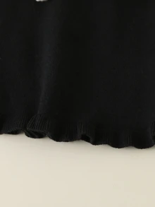 Setelan Baju Bayi Perempuan, Atasan dengan Pita di Kerah dan Rok - Putih - View 6
