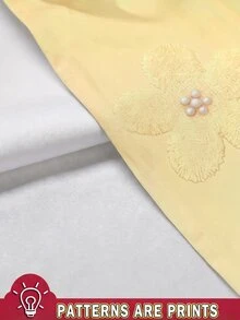 Franclia 【印花設計】女款夏季花卉蕾絲蝴蝶結肩帶細肩帶背心 - 彩色 - 查看 3