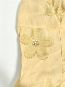Franclia 【印花設計】女款夏季花卉蕾絲蝴蝶結肩帶細肩帶背心 - 彩色 - 查看 6