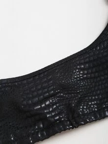 EgrlEra Women's Fashionable Sexy Party Club Going Out Backless Ultra-Short Camisole Halloween Black Summer - Black - View 6