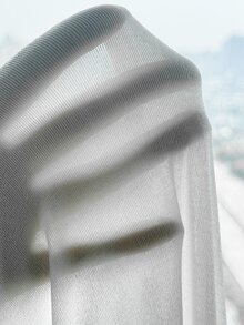 SHEIN 女童秋季開襟長版針織開襟外套，長袖中長版夾克，都市通勤極簡時尚休閒女裝，老錢風基礎款，兒童 - 白色 - 查看 9