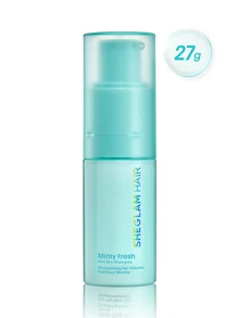SHEGLAM HAIR Minty Fresh Airy Dry Shampoo – Talc-Free, Instant Volume & Oil Control,Dry Shampoo Powder,No White Cast,Absorbs Oil & Refreshes Roots,Non-Aerosol,Without Stiffness Or Dryness,Dry Shampoo For Women & Men Makeup Holiday Accerssories Pink Comb Autumn - Mint Blue - View 10