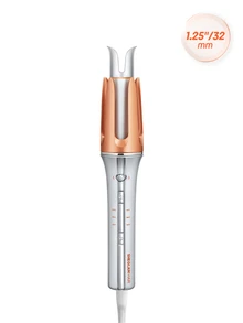 SHEGLAM HAIR It-Curl One-Touch Instant Curler,Automatic Curling Iron,32mm Auto Hair Curler With 3 Temperatures,Fast Heating & 2-Way Rotation,Automatic Shut-Off,Anti-Scald & Anti-Tangle Rotating Curling Wand,Touch Instant Curler For Hair Styling Self Spin Curling Iron - US A Type Plug(110-127V) - View 14