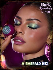 SHEGLAM Dark Romantasy Duochrome Eyeshadow-Emerald Hex Brand Beauty Cosmetic Makeup For Women And Girls - Emerald Hex - View 5