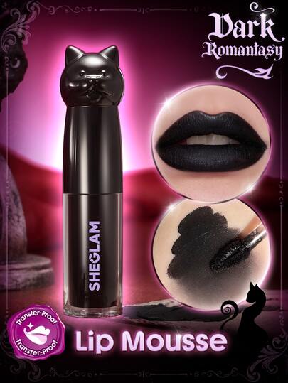 SHEGLAM Dark Romantasy Transfer-Proof Lip Mousse Brand Beauty Cosmetic Makeup For Women And Girls