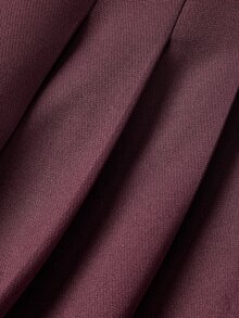 Trelyra Women's Casual Comfortable Commute Lazy Versatile Pleated Design Jogger Pants Regular Long Pants - Burgundy - View 10