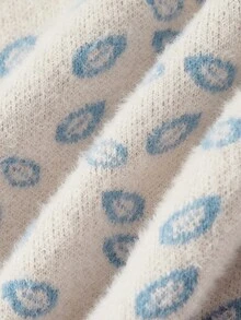 Trelyra Women's Luxury Paisley Flower Tassel Hem Cardigan - White - View 9