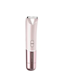SHEGLAM HAIR Smooth Moves Dual-Head Electric Bikini Trimmer,Dual-Head Women Body Electric Shaver, Fast,Gentle & Smooth,Built-In LED Light & IPX7 Waterproof,Dry Shave/Wet Shave,No Nicks/Cuts,No Ingrown Hairs & No Razor Burn,Universal Voltage,Suitable For Leg,Armpit,Bikini Area,Cheek,Upper Lip,Chin - Pink - View 12