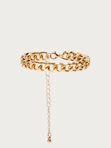 Glisma 5pcs/Set Women's Minimalist Versatile Summer Bracelet Set - Yellow Gold - View 6