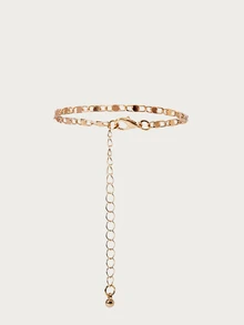 Glisma 5pcs/Set Women's Minimalist Versatile Summer Bracelet Set - Yellow Gold - View 9