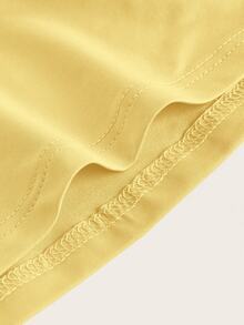 Sweetina Solid Tube Top - Yellow - View 3