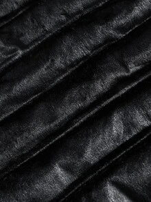 Manfinity Roghcode جاكيت رجالية كلاسيكية بسحاب مبطنة حرارياً - الأسود - مشاهدة 4